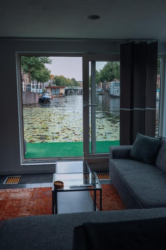 Beautiful Houseboat In The Centre Of Leiden ליידן מראה חיצוני תמונה